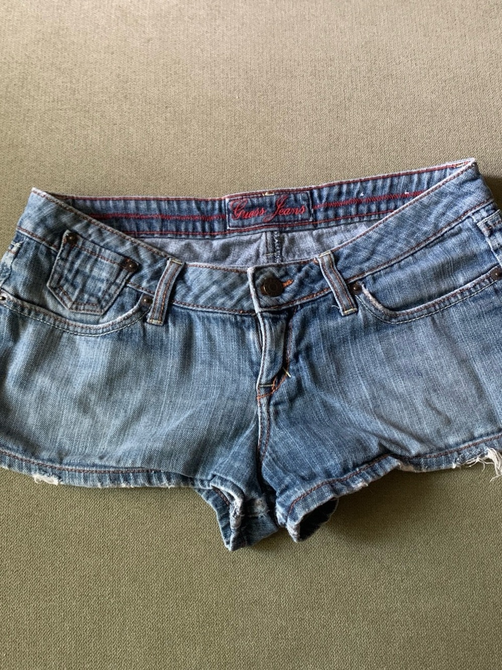 Guess Light Blue Denim Shorts